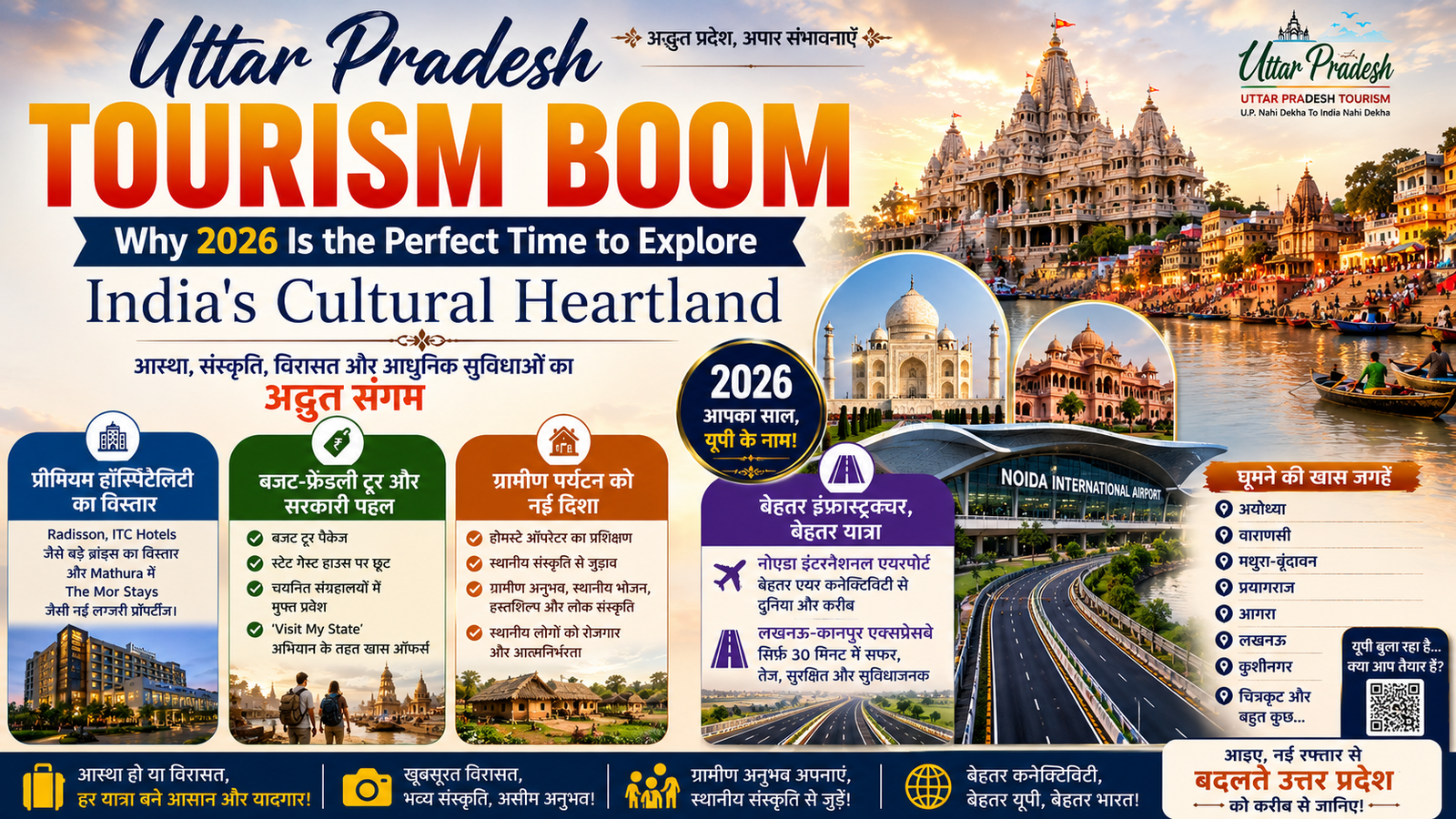 Uttar Pradesh Tourism Boom: Why 2026-2027 Is the Perfect Time to Explore India's Cultural Heartland